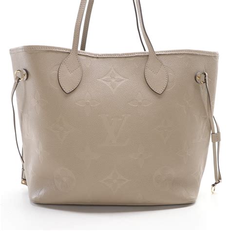 louis vuitton empreinte neverfull|Louis Vuitton Neverfull turtledove.